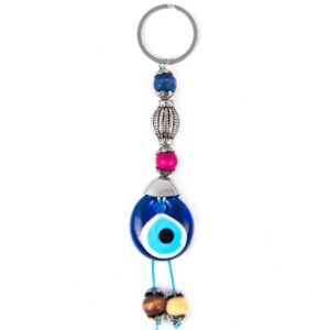 Wooden Beaded Keychain