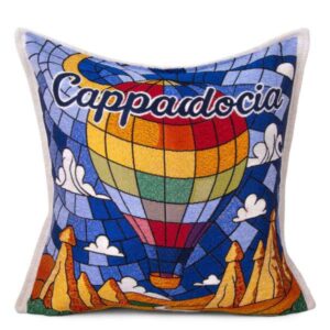 45x45 Otantik Goblen Kapadokya Minder